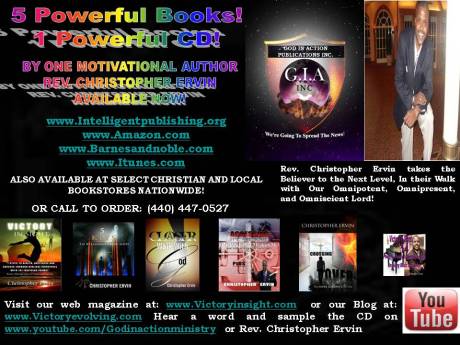 5 POWERFUL BOOKS BY, REV. CHRISTOPHER ERVIN